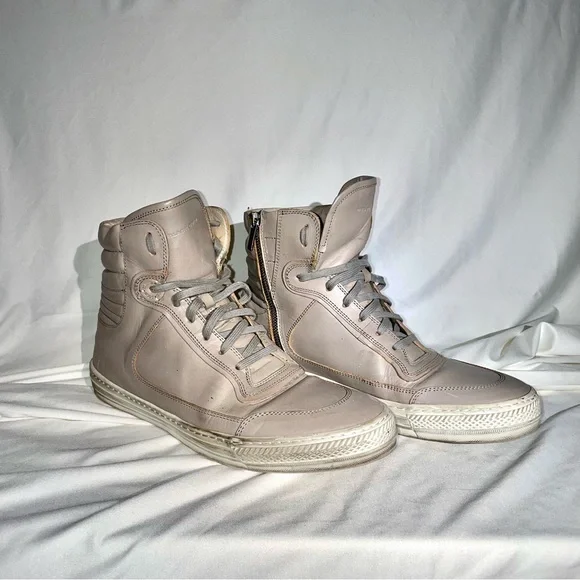 Diesel black gold shop high top sneakers